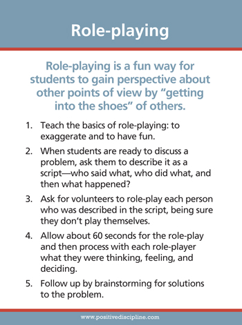 Technology Role Play Scenarios for Students & Teachers