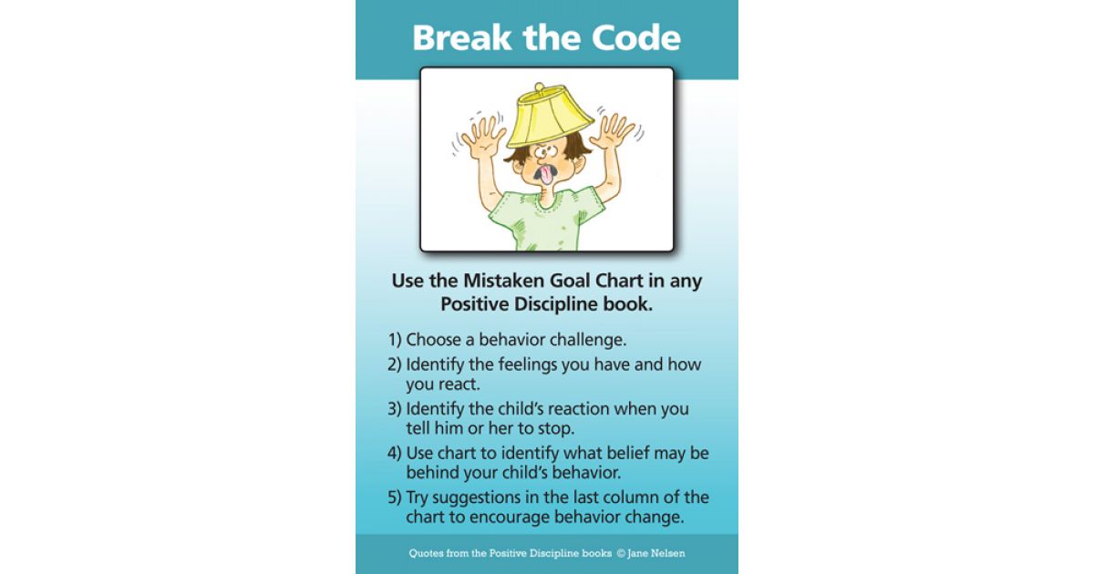 4 Goals Of Misbehavior Chart