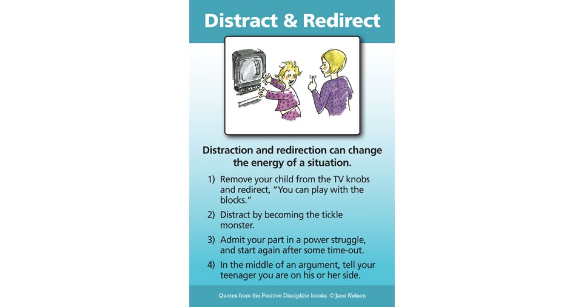 Distract And Redirect Positive Discipline