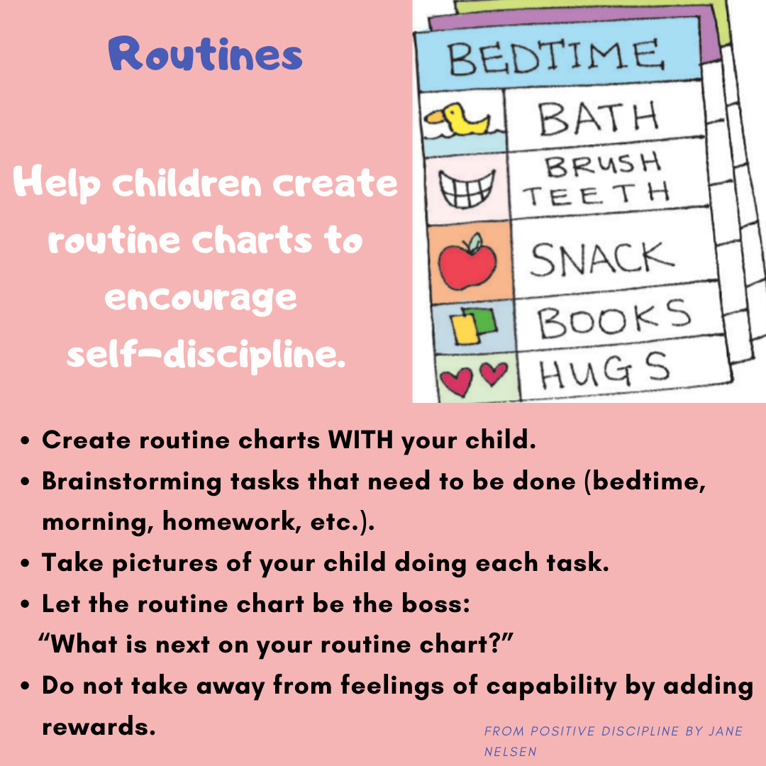 Positive Rouintes Routines - Positive Discipline